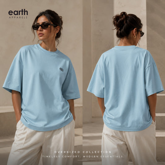 Plain Light Unisex Oversized Premium T-Shirt