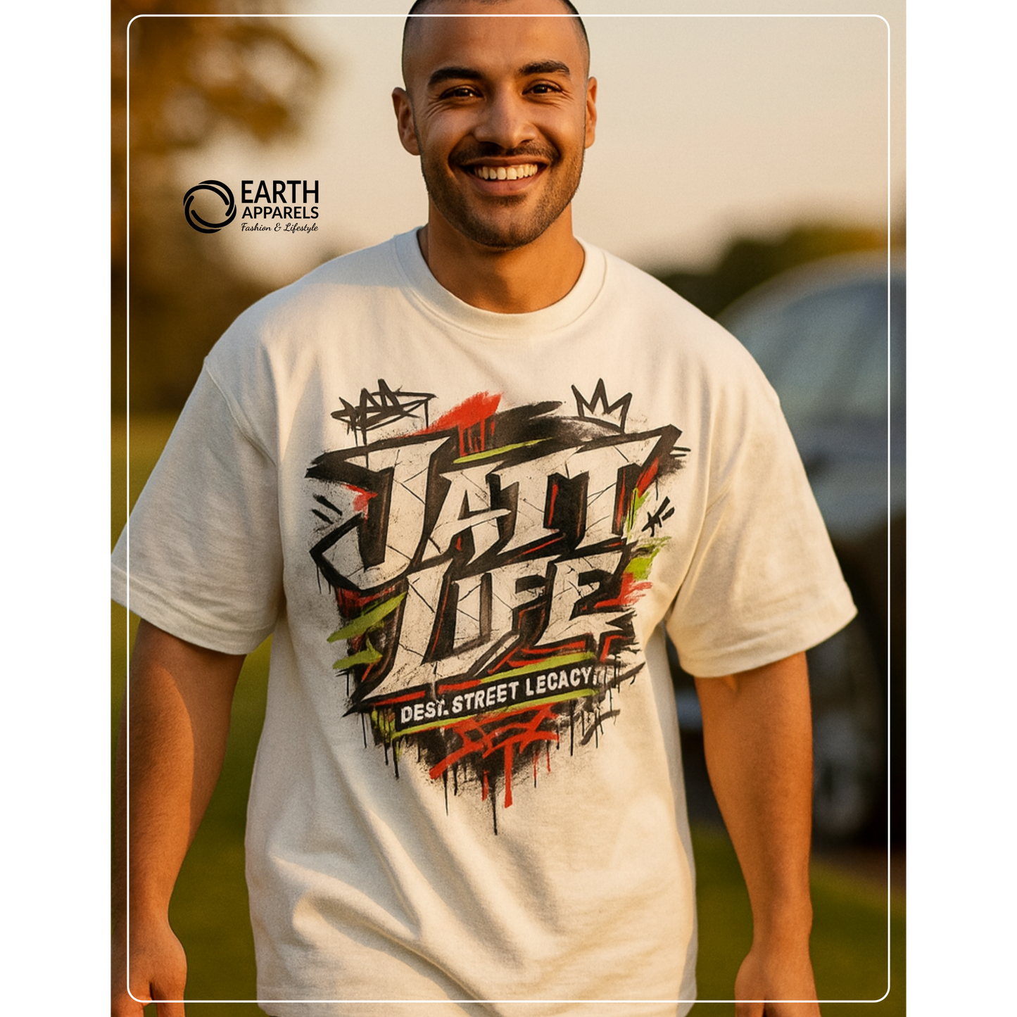 Jatt Life Unisex Oversized Tshirt Premium quality