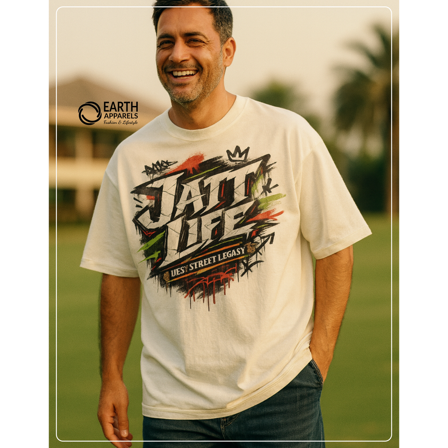 Jatt Life Unisex Oversized Tshirt Premium quality