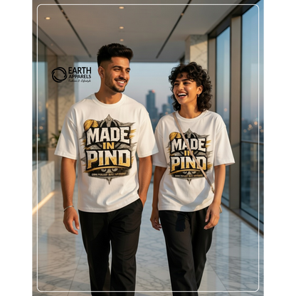 Made In Pind Unisex Oversized Tshirt Premium Quality