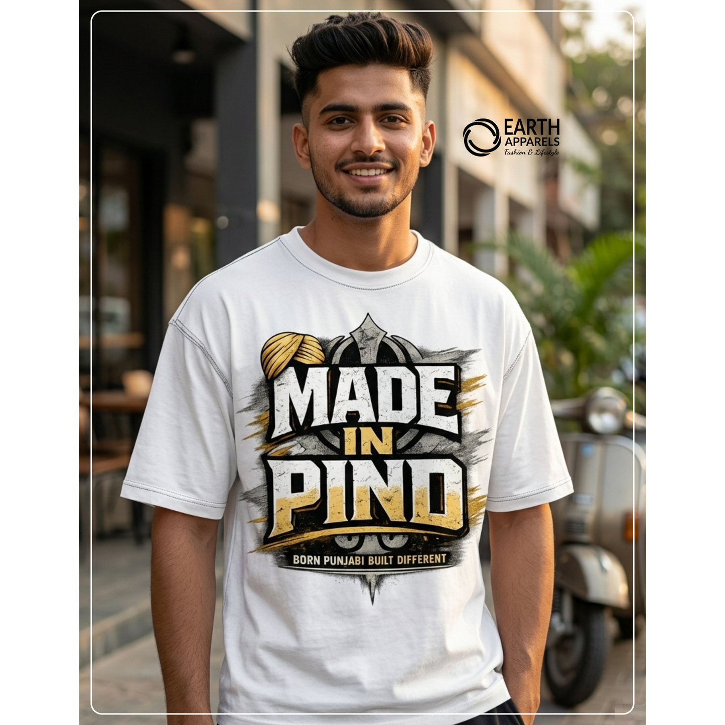 Made In Pind Unisex Oversized Tshirt Premium Quality