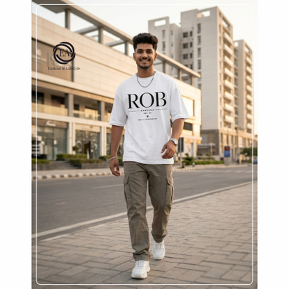 'Rob' Haryanvi Unisex Terry Oversized Tee