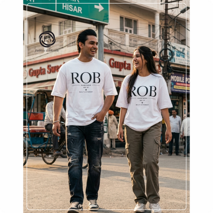 'Rob' Haryanvi Unisex Terry Oversized Tee