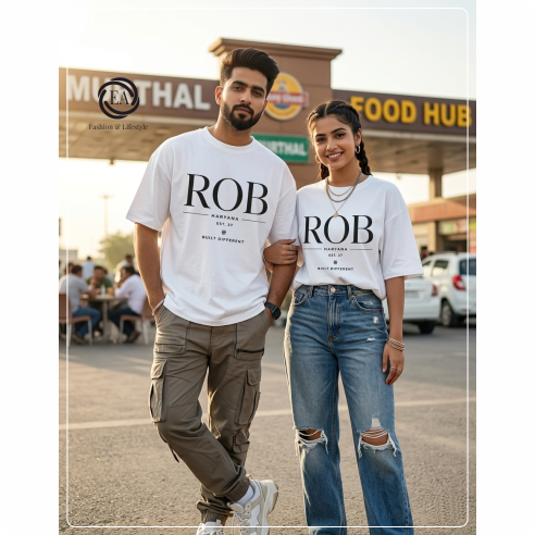 'Rob' Haryanvi Unisex Terry Oversized Tee