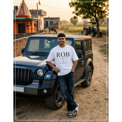 'Rob' Haryanvi Unisex Terry Oversized Tee