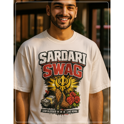 Sardari Swag Unisex Oversized Tee Premium Quality