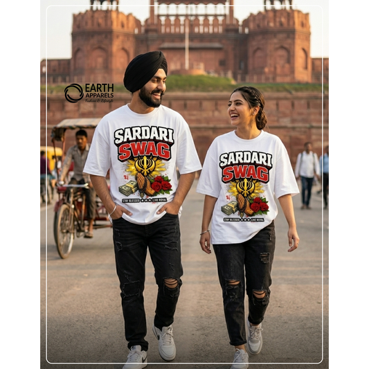 Sardari Swag Unisex Oversized Tee Premium Quality