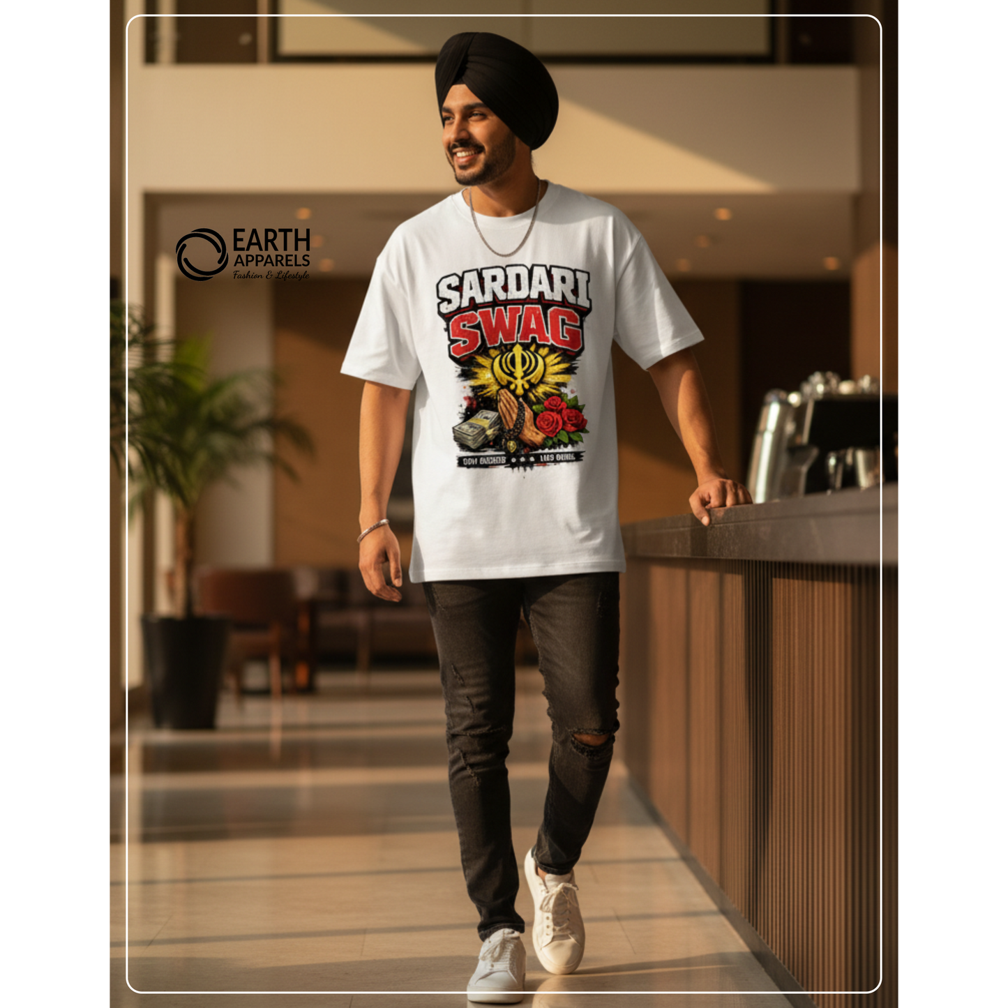 Sardari Swag Unisex Oversized Tee Premium Quality