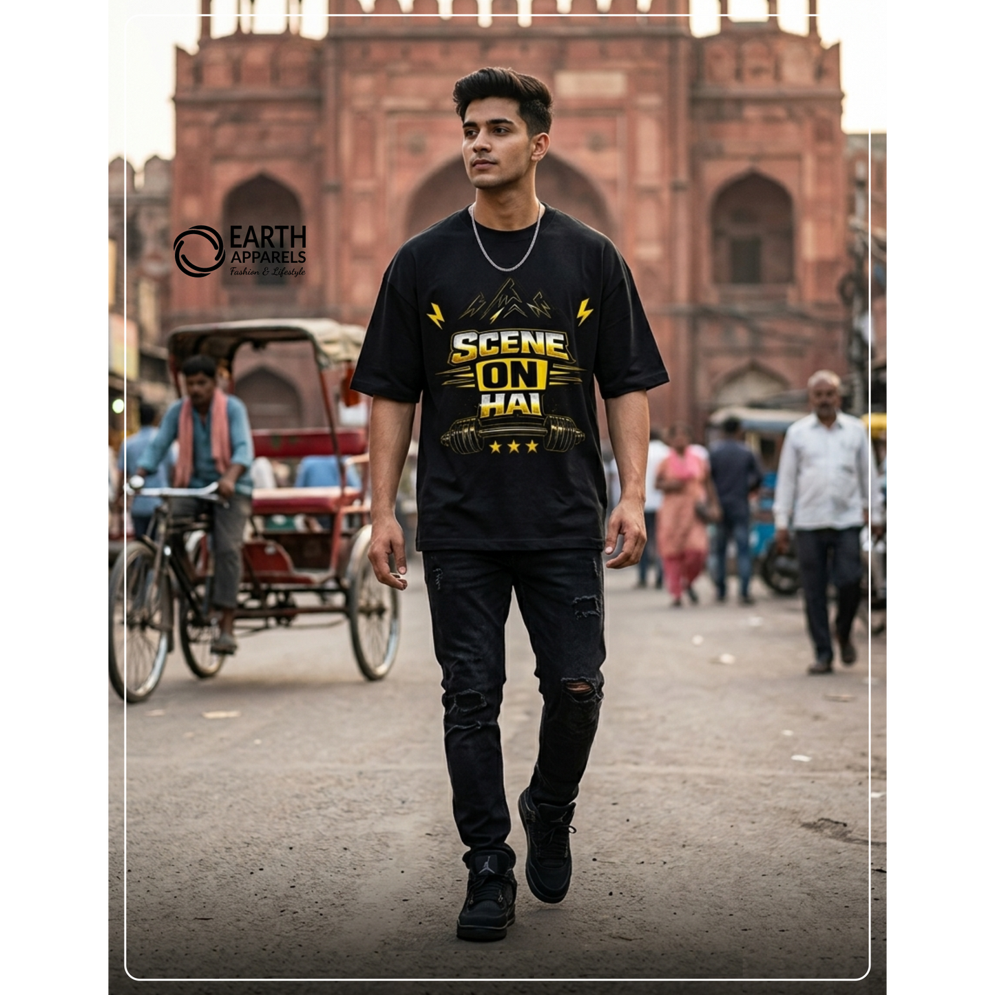 Scene On Hai Unisex Oversized Tshirt Premium Quality