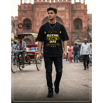 Scene On Hai Unisex Oversized Tshirt Premium Quality