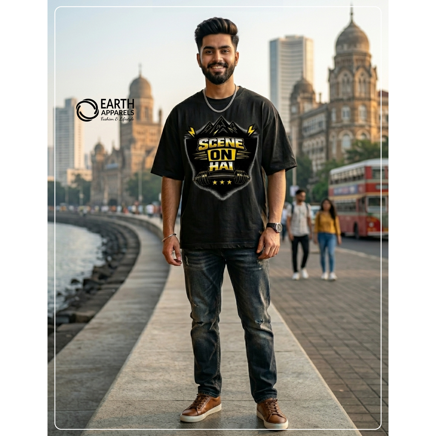 Scene On Hai Unisex Oversized Tshirt Premium Quality
